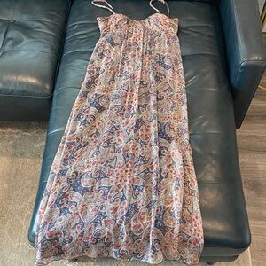 Silk maxi dress